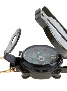 。Mini Military Camping Marching Lensatic Compass Magnifier