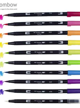 ABT Tombow Twin Brush Pen Art Markers Watercolor 96 Colors