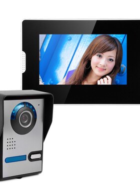 HD 7'' TFT color Video Door Phone Intercom Doorbell Wired i