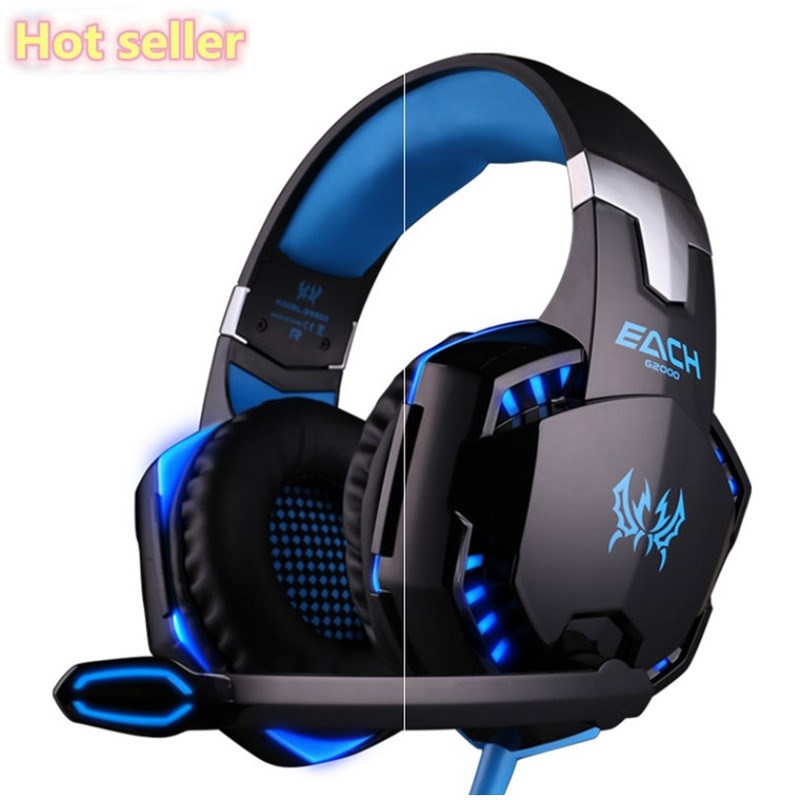 G2000 Over-ear Gaming  Headset Deep Bass with Mic PC Laptop