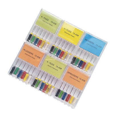 5box Dental Maillefer K R H Endo Files 15 40# Plugger Sprea