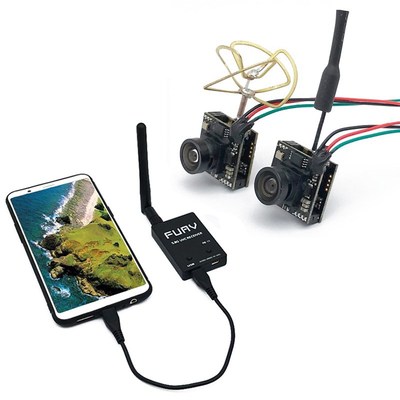 5.8G FPV UVC Receiver + 5.8G 48CH 25/100/200mW Vedio Transm