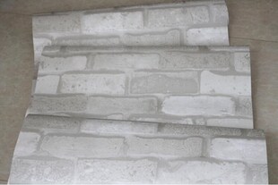 beibehang Thicker 3D Stereo Gray Brick Barber Shop Retro Chi