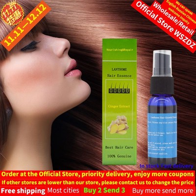Ginger Hair Growth Liquid Spray Anti Hair Loss Regrowth Dry