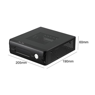 Host With Radiator Hole Computer Case HTPC Horizontal Gaming