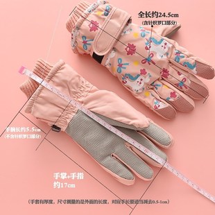 Waterproof gloves thick Winter ski children's gloves Winter