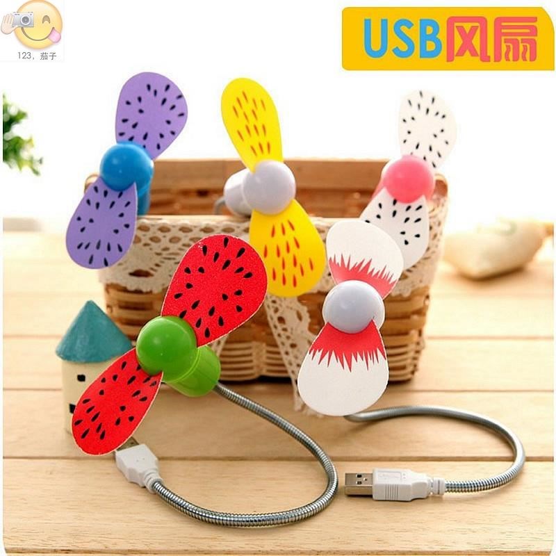 With lovely fruit color USB mini laptops notebook fan