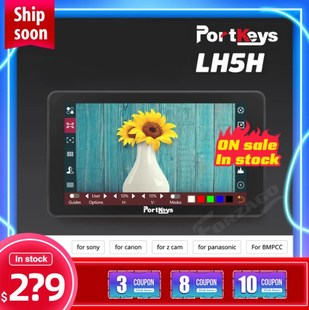 Portkeys LH5H HDR 1700nit Camera Monitor 4K UI Touch Screen