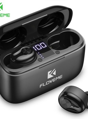 FLOVEME Earphones For TWS 5.0 Bluetooth Earphones 3D Stereo
