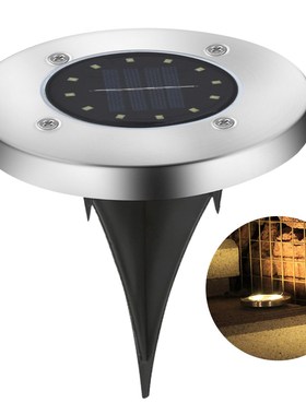 Waterproof IP65 4 8 12 16 20LEDS Solar nderground Lights ABS