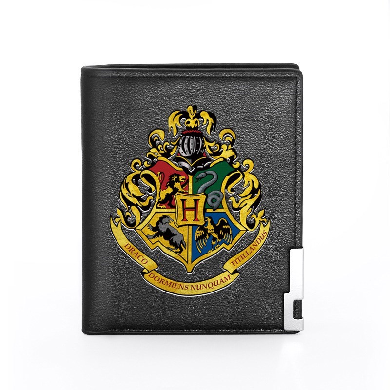 classic fashion hp magic academy printing  pu leather wallet