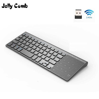 Wireless-Keyboard Touchpad-Mouse Jelly Comb Numeric Keypad N