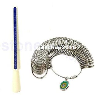 Standard Jewelry Tool Size Finger Ring Metal Sizer Measure G