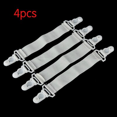 2/4 Pcs White/black Bed Sheet Mattress Cover Blankets Grippe