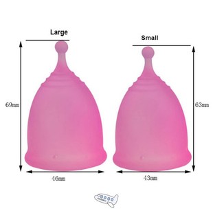 1 Pc Hygiene Reusable Cup 2 Sizes Menstrual Cup Medical Grad