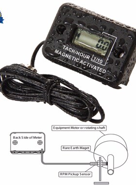 Digital Diesel Engine Hour Meter Tachometer for Water  minin