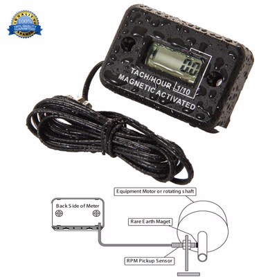 Digital Diesel Engine Hour Meter Tachometer for Water  minin