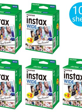 Genuine Fujifilm Instax Wide Film White 200 For Fuji Instan