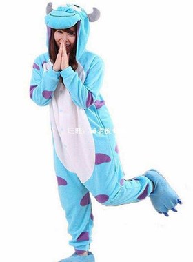 Halloween Monster Sullivan Sully Animal Cosplay Costume Adul