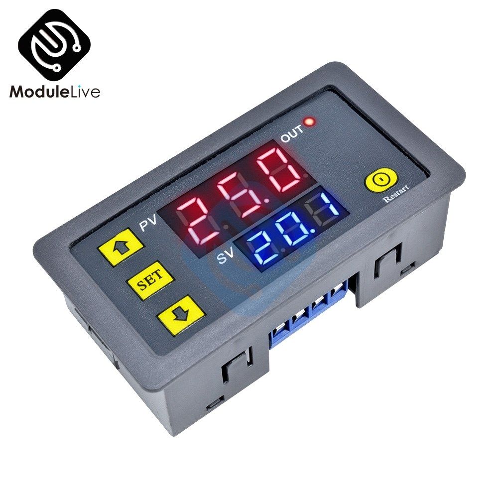DC 12V 10A 1500W Time Timing Delay Relay Module Cycle Timer
