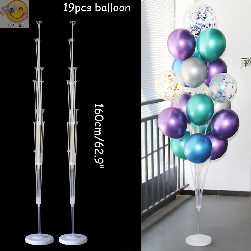 7/11/13/19 Tubes Balloon Stand Holder Column Confetti Ballo