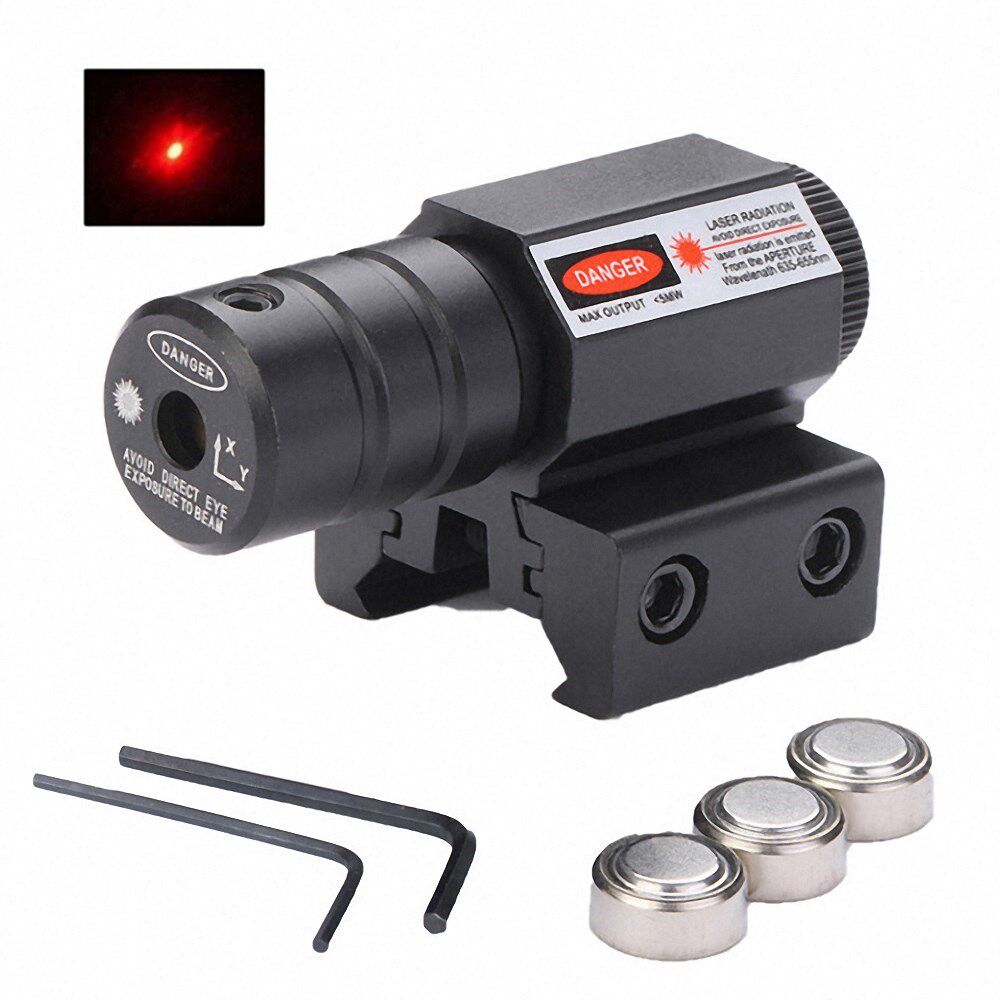 Sight-Scope Laser-Pointer Air-Gun Red Dot Mount Rifle-Weaver
