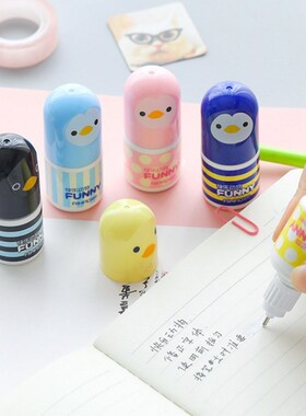 Cartoon Correction Fluid Corrector Tape Fluid Kawaii  Tool C