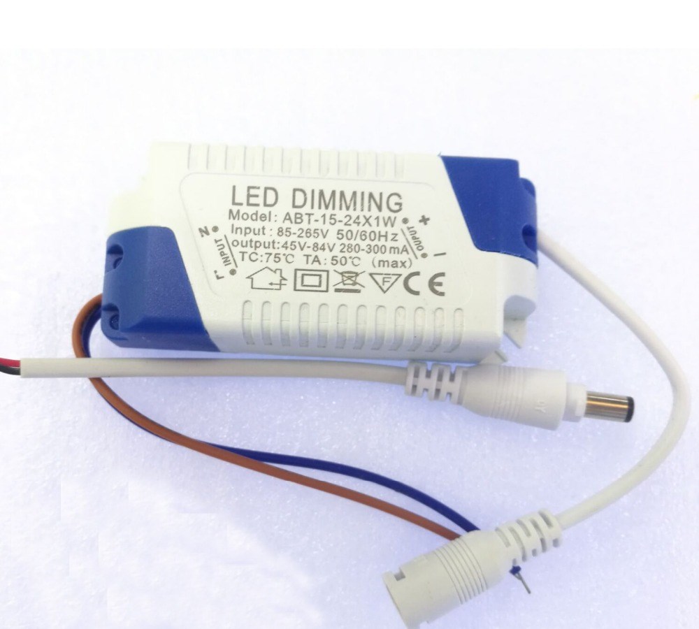 300mA 5-24x1W Dimmable LED Driver LED downlight ceiling ligh