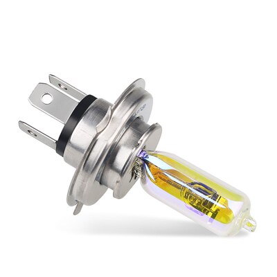 2pcs H4 12V 60/55W P43T Halogen Bulb 2300k Golden Yellow Car