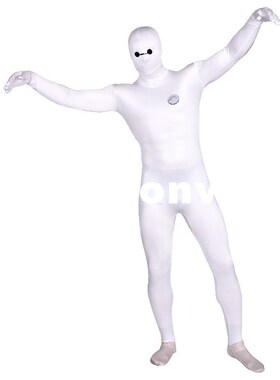 Big Hero 6 Cosplay Costume Lycra Baymax Zentai Suit Adult Ha