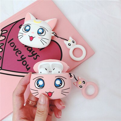 Luna Cat Cartoon Case for AirPods Cute Earphone Case for Ai
