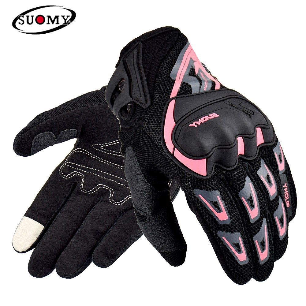 suomy summer breathable motorcycle gloves full finger motorb