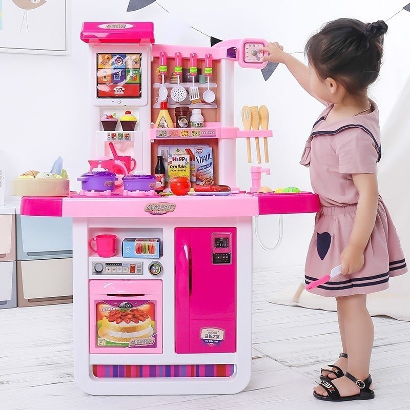 girls birthday gift simulati Children cook for kitchen toys