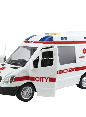 Hih Quality ABS Ambulances Model Cars Toy Ambulance Medical