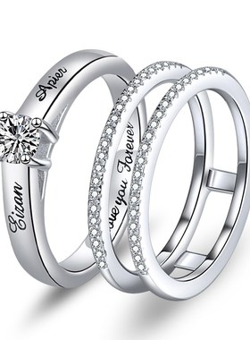 Xiaojing 925 Sterling Silver Custom Birthstone Engraved Nam