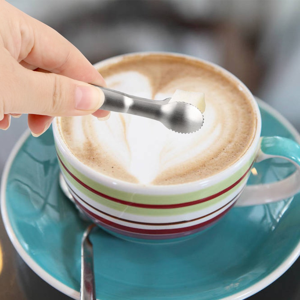 Mini Tea Ice Cube Clip Teaware Tongs Holder Teacup Clamp Foo