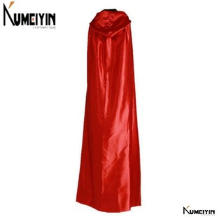 -Halloween costumes dance performance demon cloak with a cap