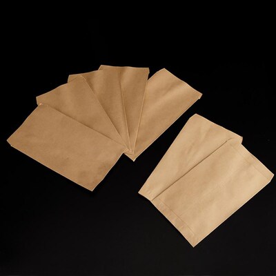 100pc Kraft Paper Bag Cookie bags mini Envelope Gift Bags C