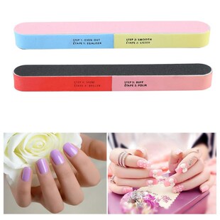 Nail File Buffer Sanding Manicure Tool Nail Art UV Gel Poli