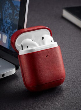 Soft Pattern Headphone Cover For AirPods 2 1 Air Pods Pu +