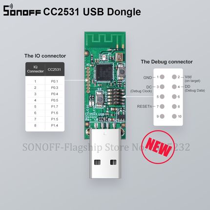 Itead SONOFF Dongle Zigbee CC2531 USB Dongle Module Bare Boa