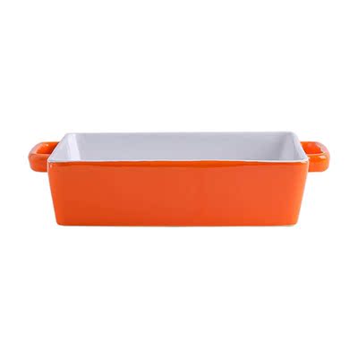 Large ears baking pan ceramic baking bowl domestic large