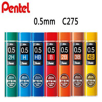 7tubes Pentel C275 Mechanical Pencil Leads Pen Refills 0.5m
