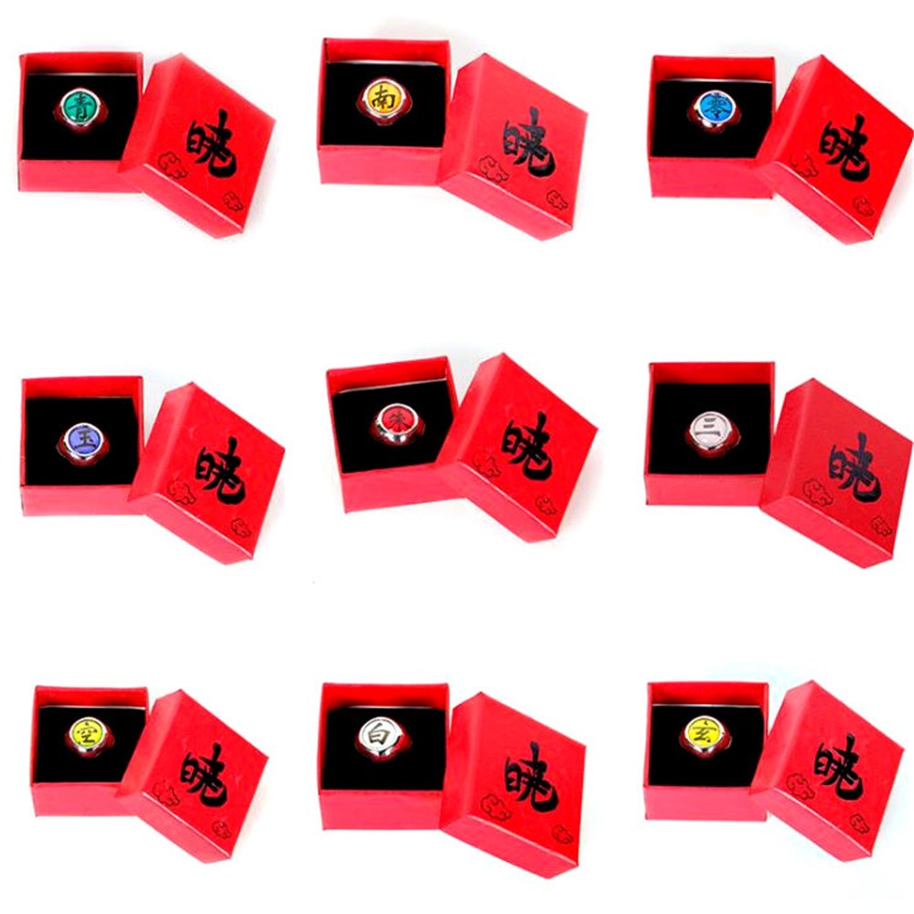 Anime Naruto Akatsuki Ring Uchiha Itachi Kakashi madara Pei