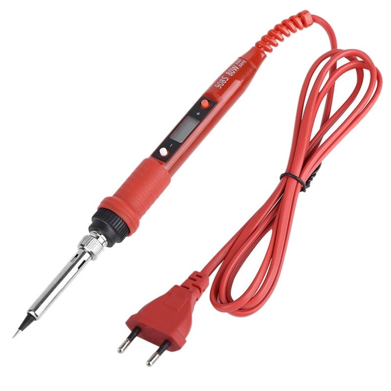 220V 80W Lcd Electric Soldering Iron 908S Adjustable Tempera