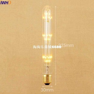 T225 Tube Vintage Bulb Light Lampada Edison Bulb Lamp E