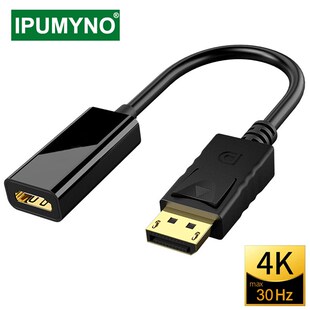 DP To HDMI Compatible Cable 4K Male To Female PC DisplayPor