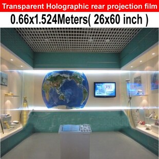 Holographic Adhesive Rear Projection Screen Film / Transpare
