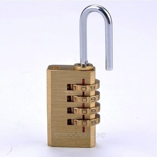 4 Digit Metal Combination Lock Password Plus Padlock Protabl