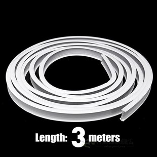 Top/Side Clamping 3 meters Curtain Track Rail Flexible Ceili